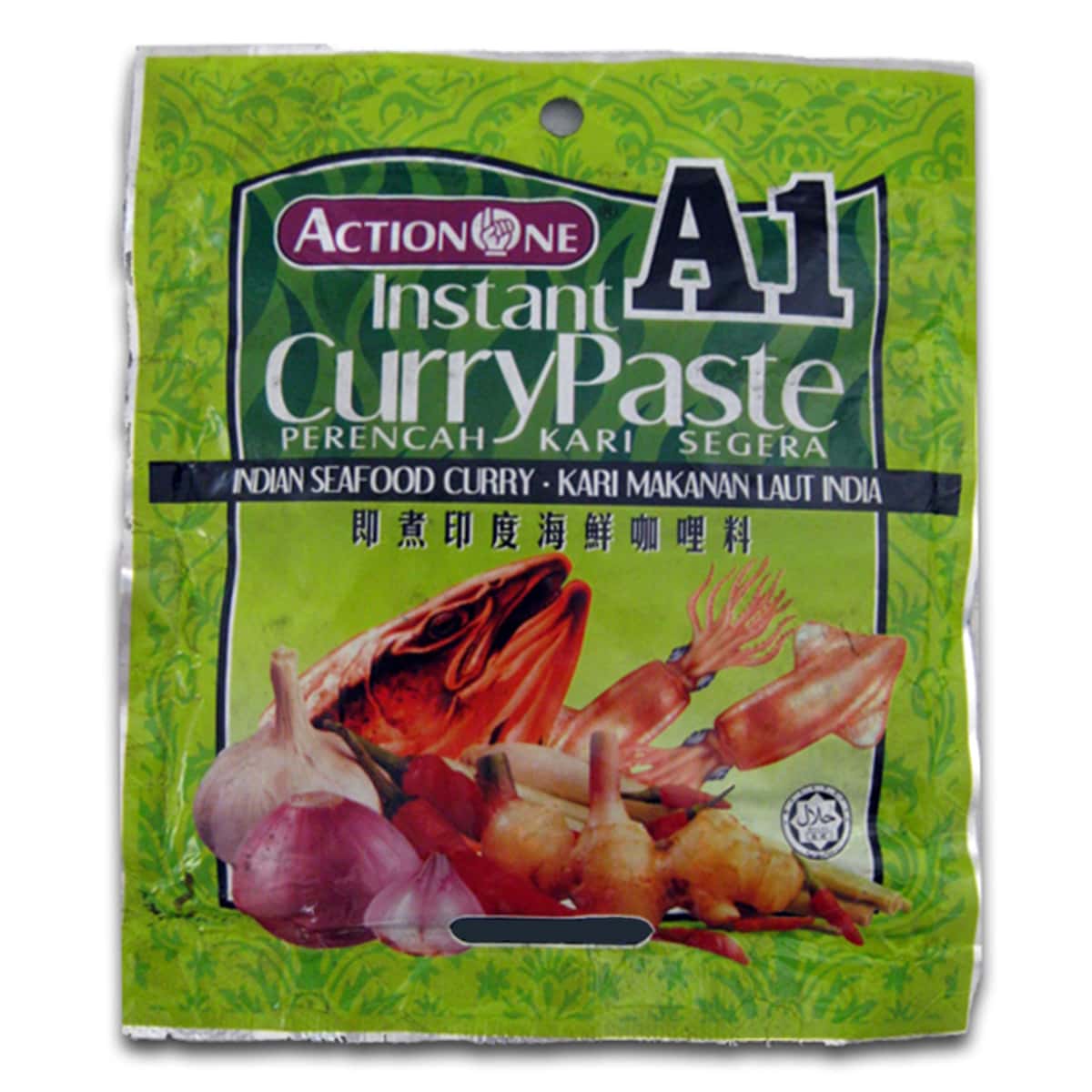 Buy Action One (A1) Instant Curry Paste (Indian Seafood Curry) - 230 gm