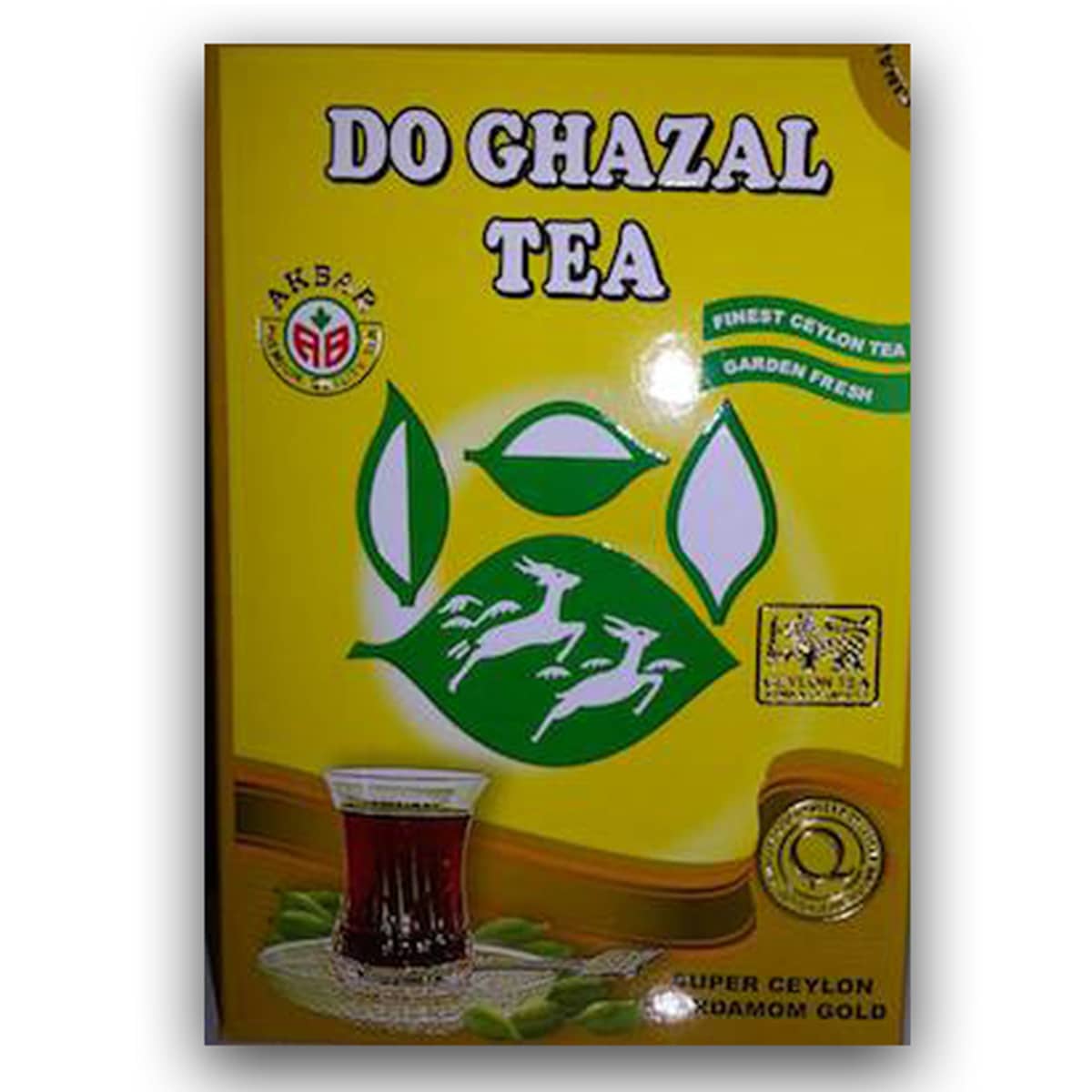 Buy Alghazaleen Tea (Do Ghazal Tea) Super Ceylon Cardamom Gold (Loose Tea) - 500 gm