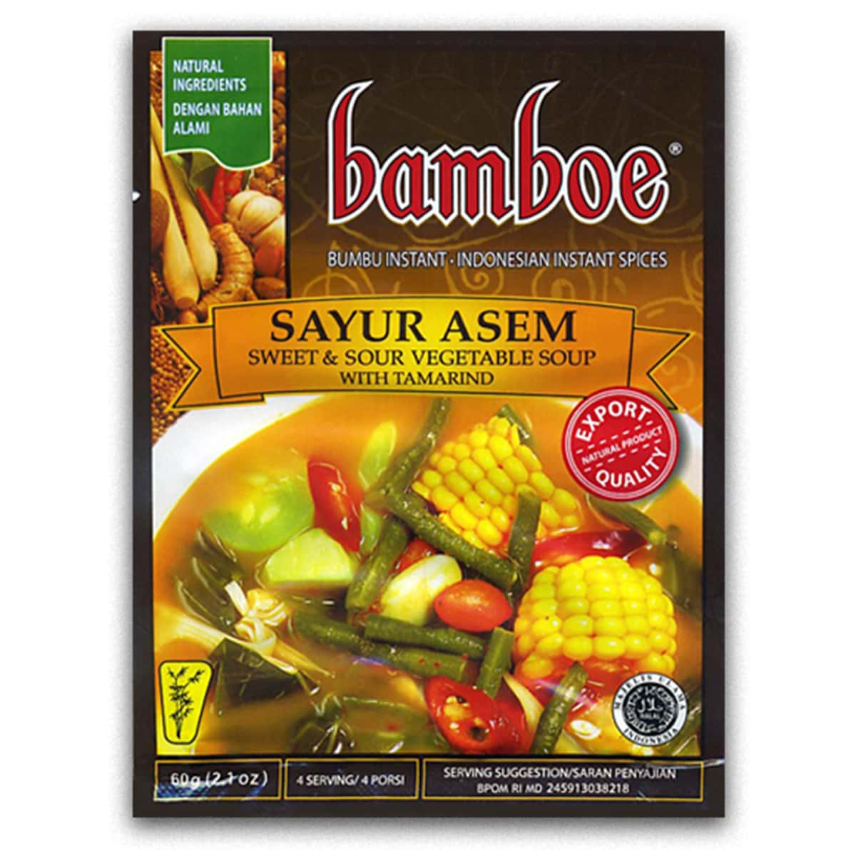 Buy Bamboe Sayur Asem (Sweet and Sour Vegetable Soup with Tamarind) - 60 gm