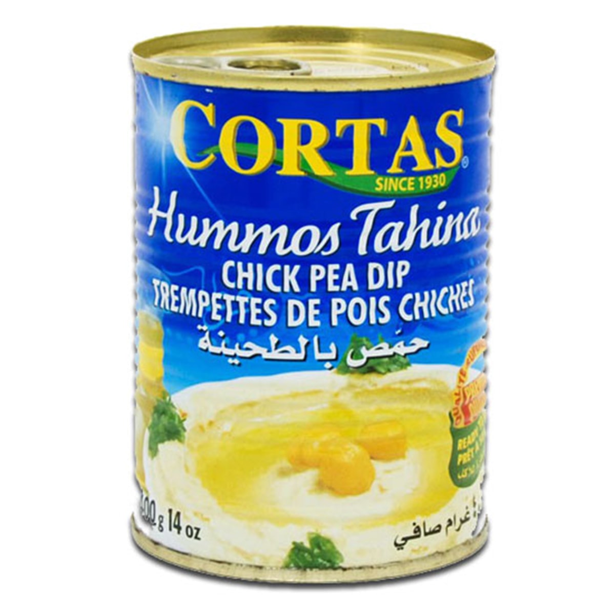 Buy Cortas Hummos Tahini (Chick Pea Dip) Ready to Serve - 400 gm