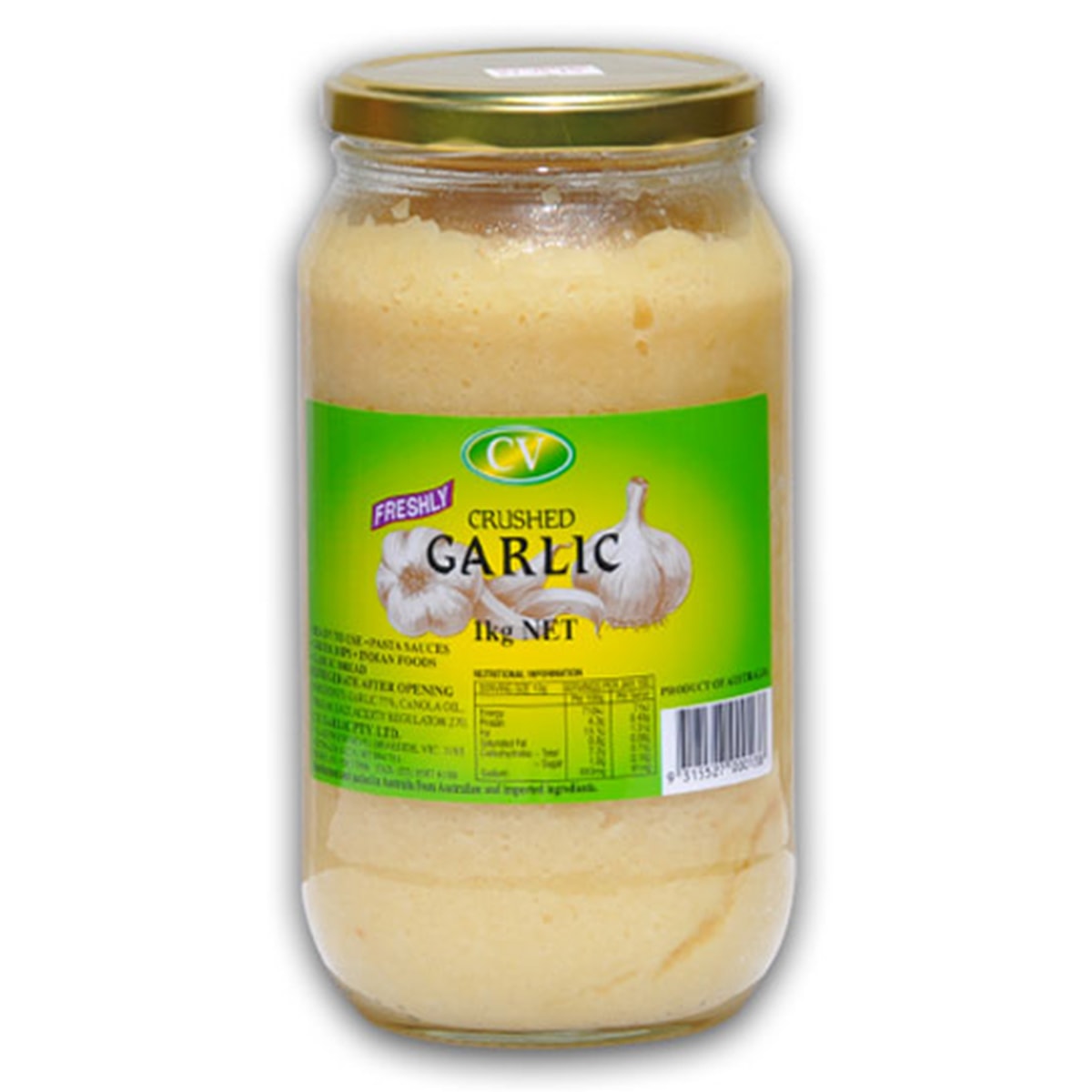 Buy CV Freshly Crushed Garlic Paste - 1 kg