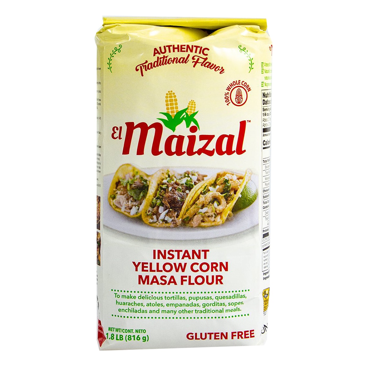 Buy EL Maizal Nixtamalized Yellow Corn Masa Mix - 816 gm