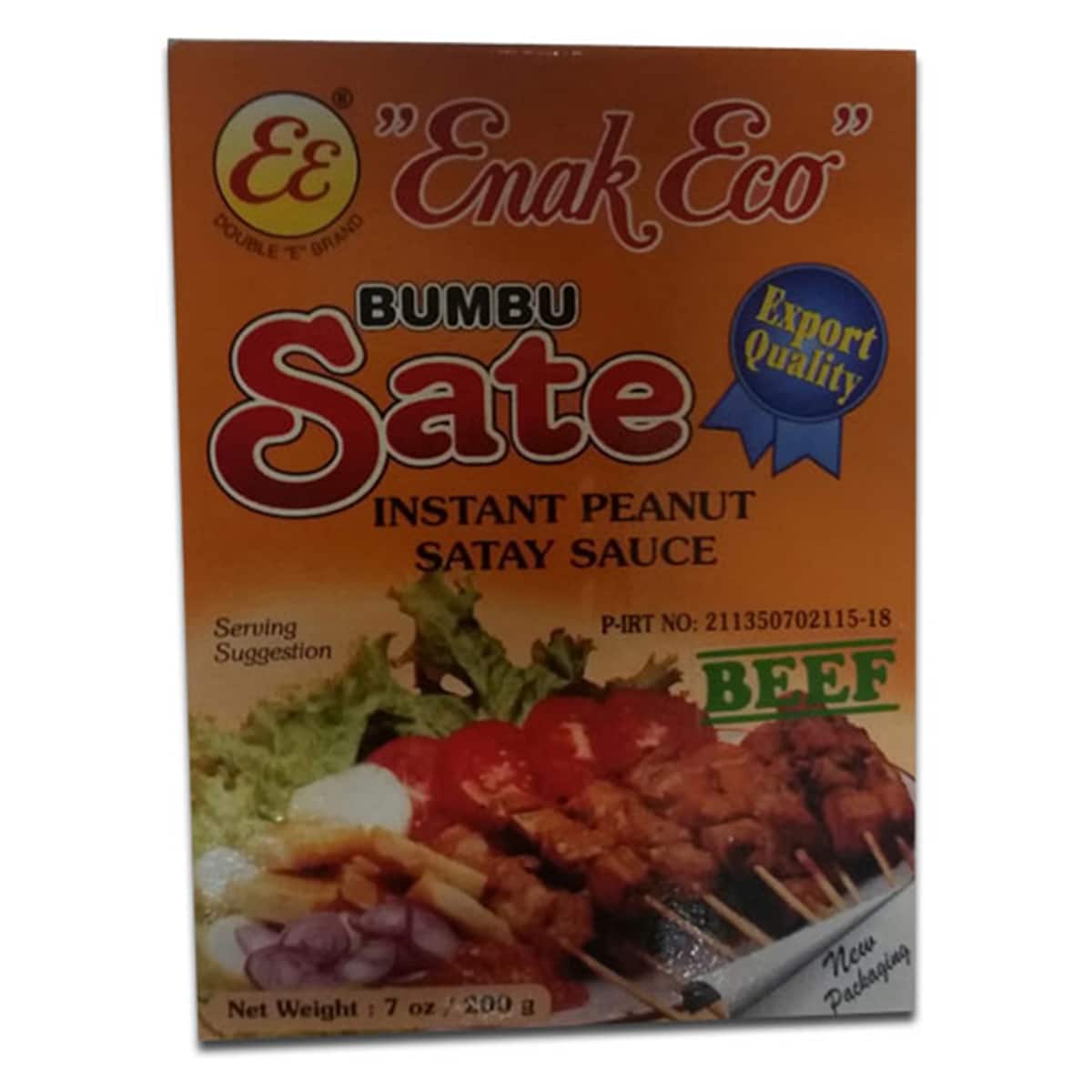 Buy Enak Eco Bumbu Sate (Instant Peanut Satay Sauce) Beef - 200 gm