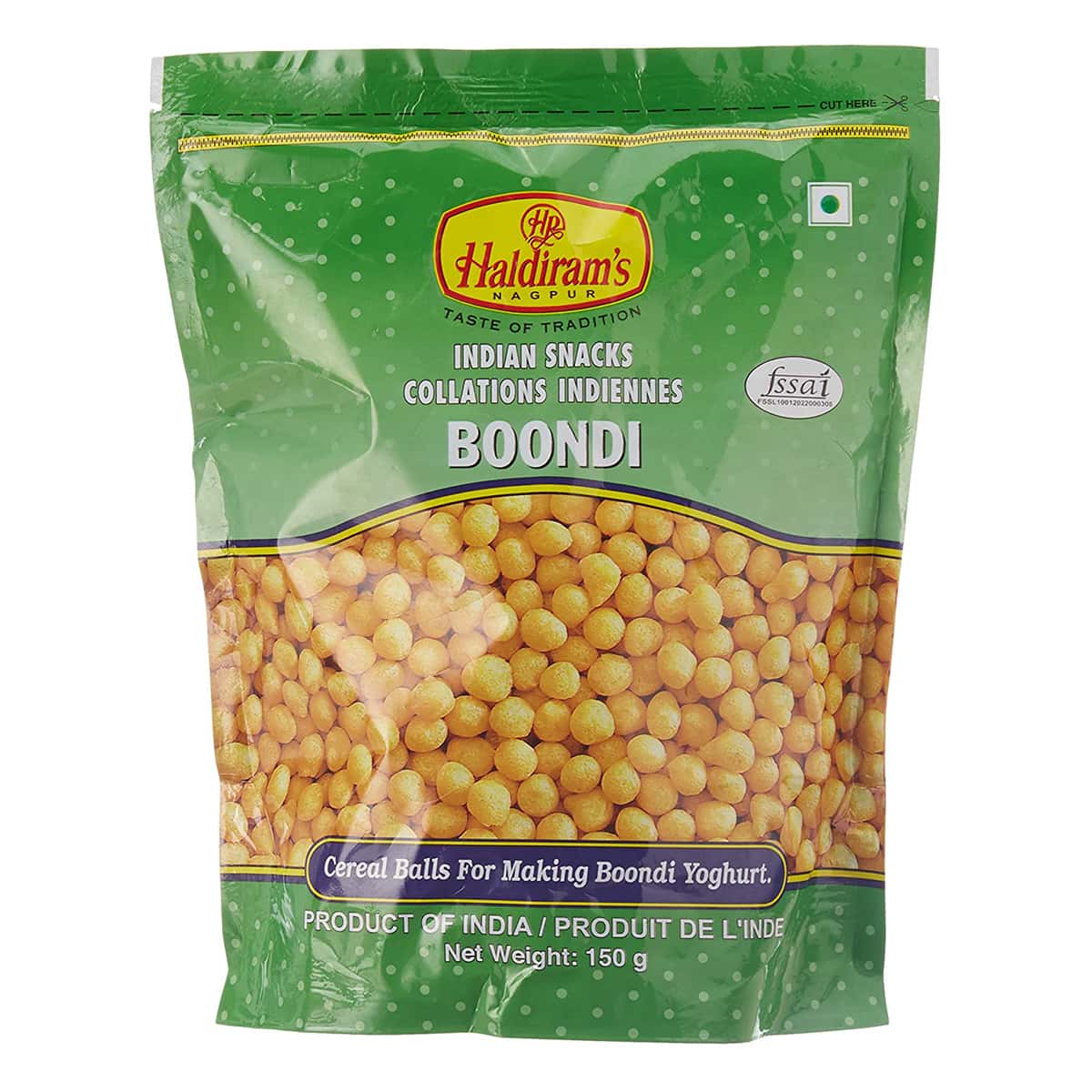 Buy Haldirams Spicy Raita Boondi - 150 gm