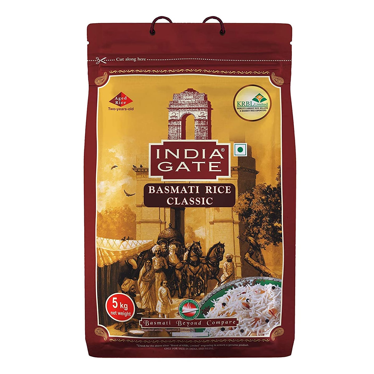 Buy India Gate Basmati Rice Classic - 5 kg