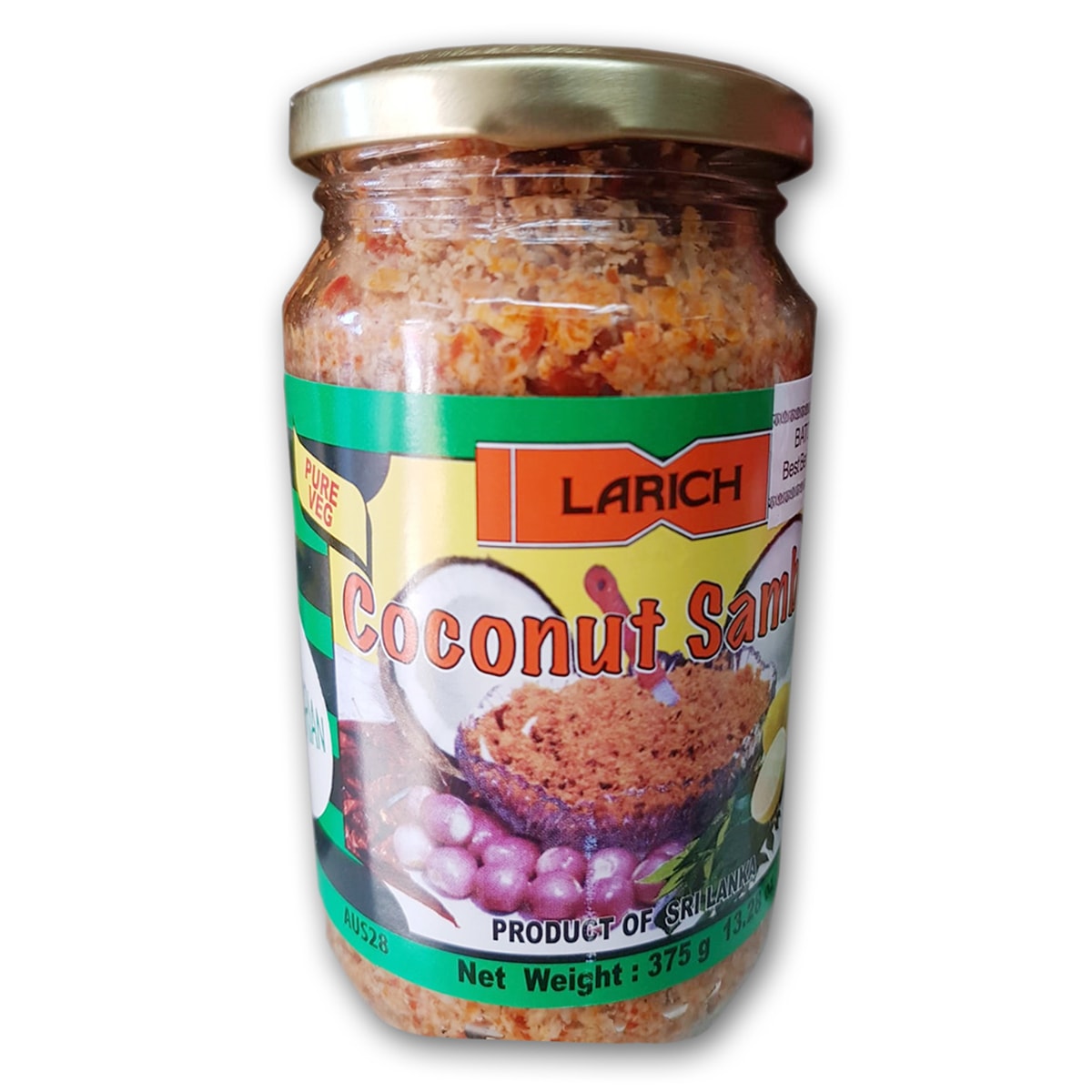 Buy Larich Coconut Sambol (Pure Veg) - 375 gm