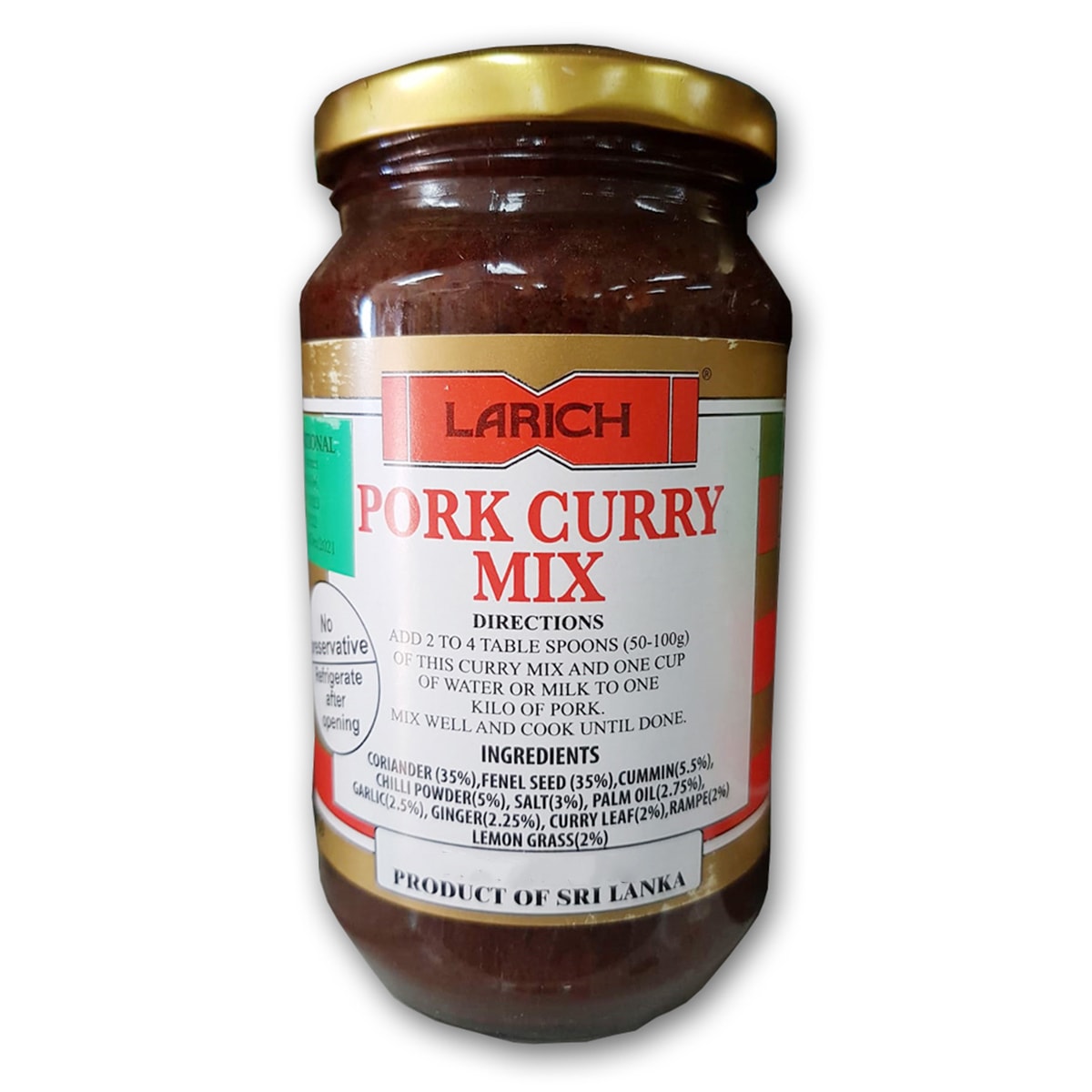 Buy Larich Pork Curry Mix - 375 gm