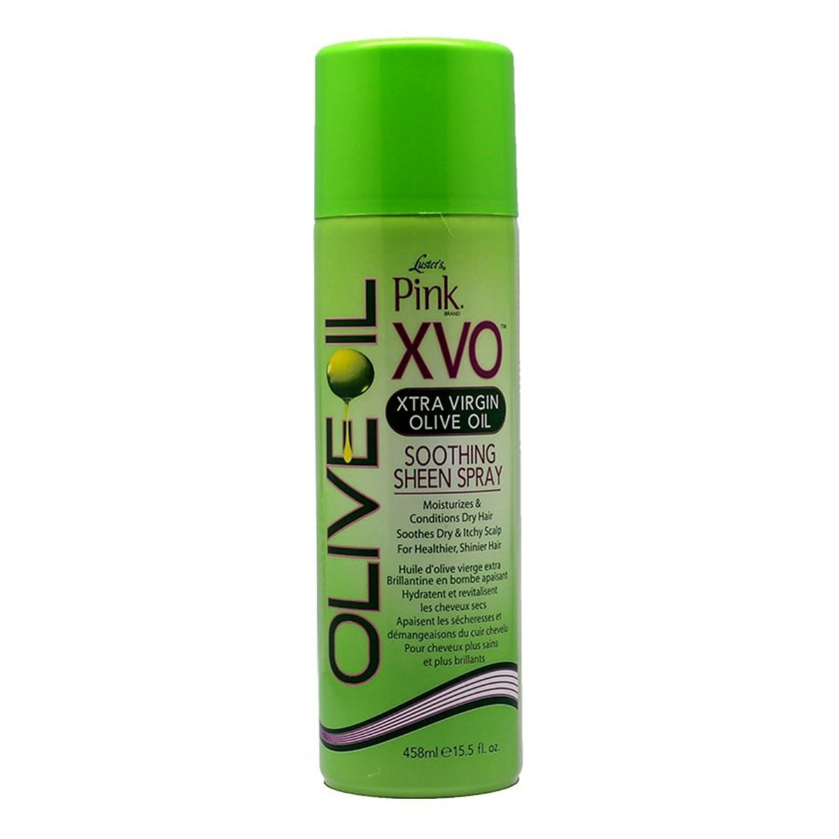 Buy Luster Pink XVO Xtra Virgin Olive Oil Soothing Sheen Spray - 458 ml
