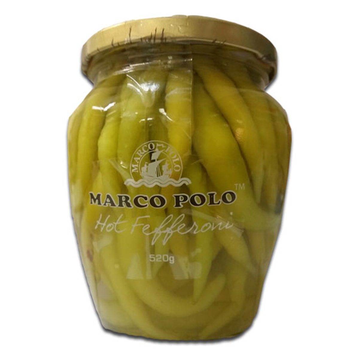 Buy Marco Polo Hot Fefferoni (Yellow Fefferoni Peppers) - 480 gm