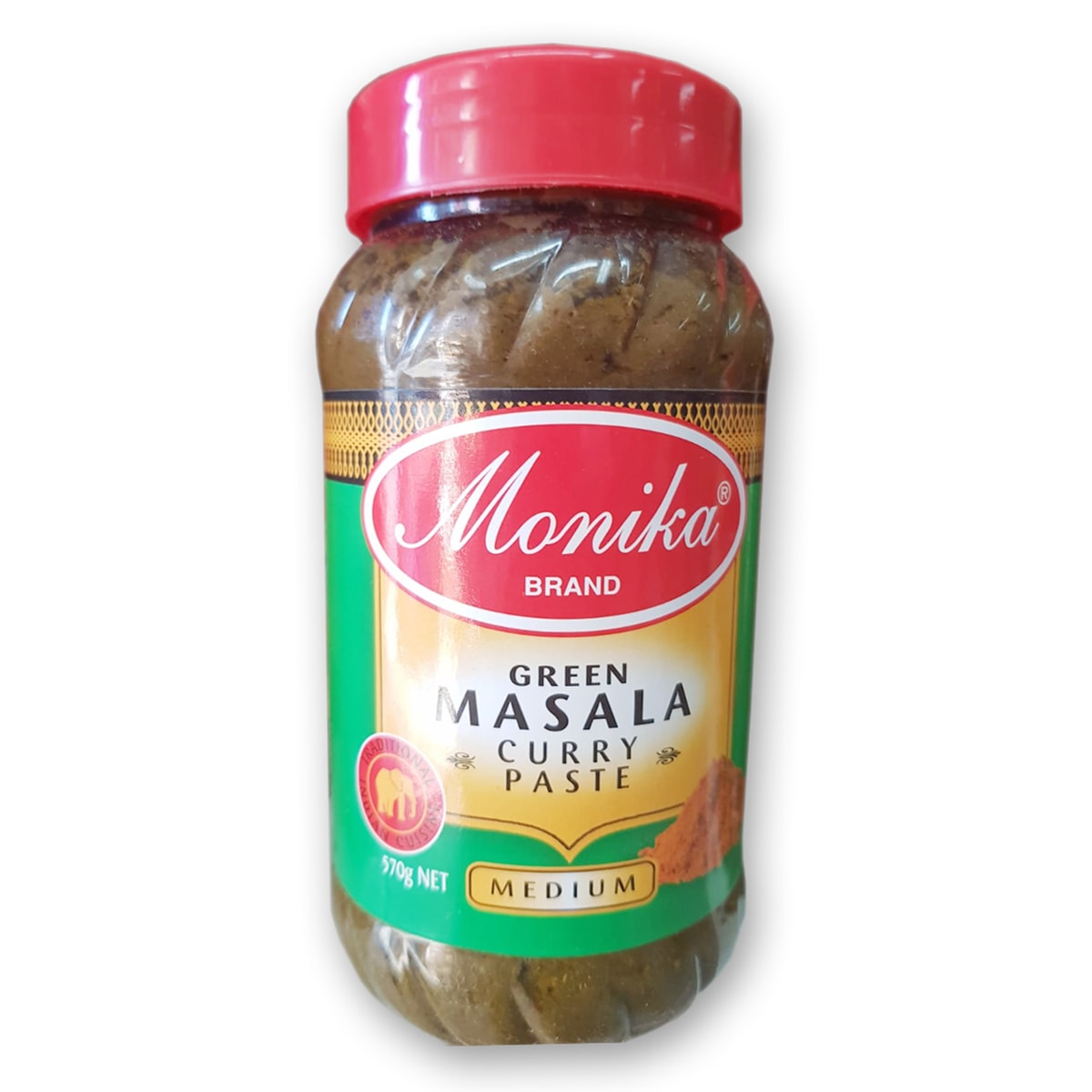 Buy Monika Green Masala Curry Paste (Medium) - 570 gm