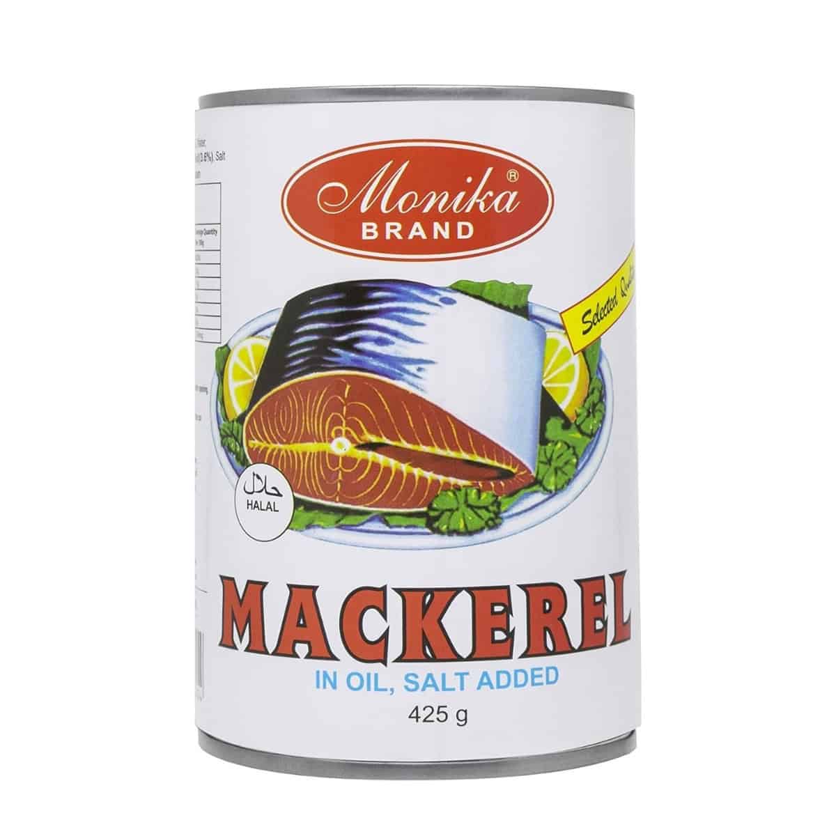 Buy Monika Mackerel in Oil - 425 gm