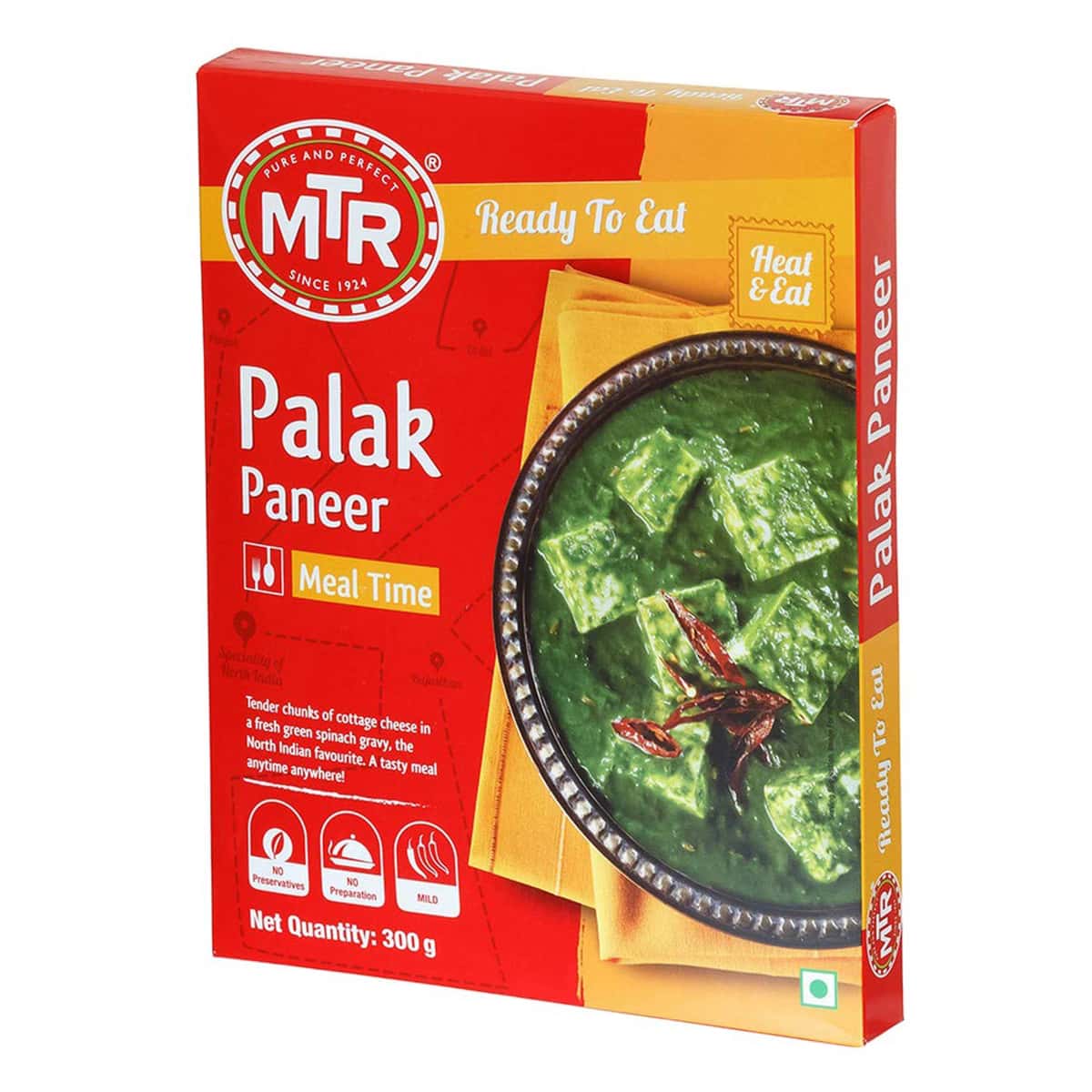 Buy MTR Palak Paneer (Ready to Eat) - 300 gm