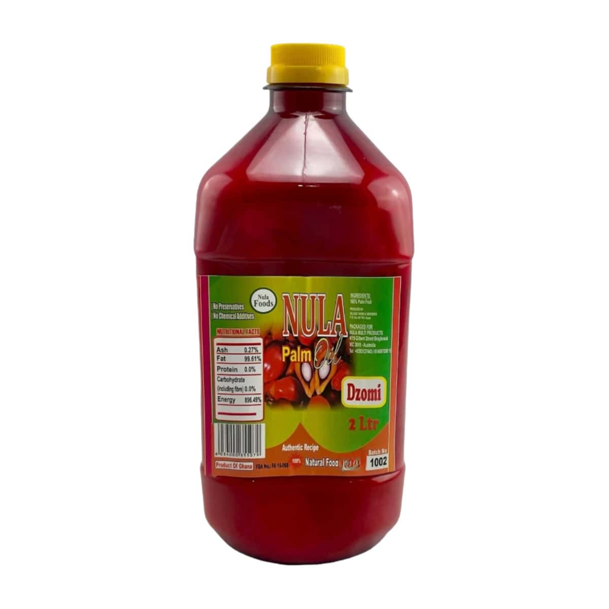 Buy Nula Zomi Palm Oil - 2 Litre