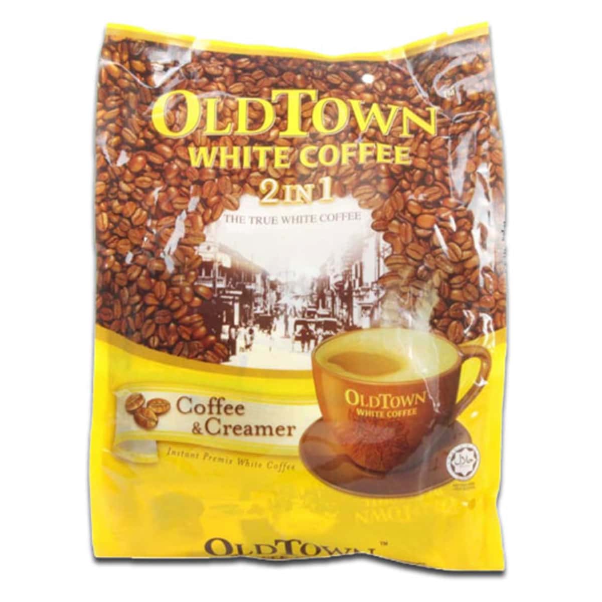 Buy Old Town White Coffee 2 in 1 (Coffee and Creamer) 25g X 15 Sachets - 375 gm
