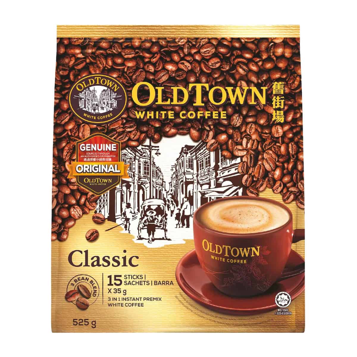 Buy Old Town White Coffee 3 in 1 (Classic) - 525 gm