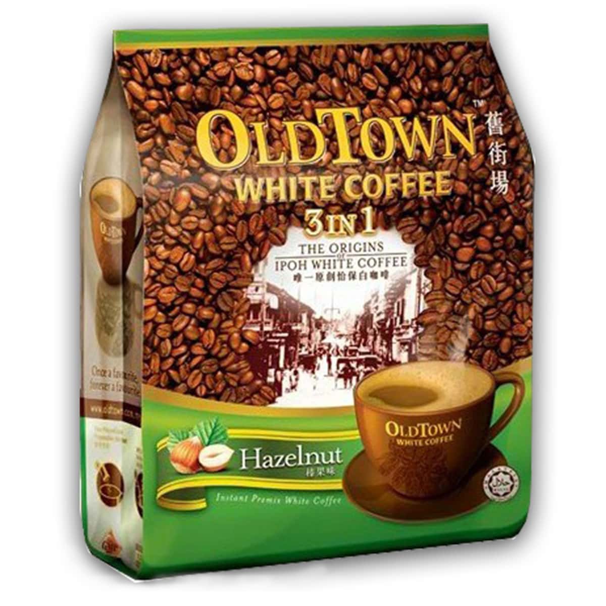Buy Old Town White Coffee 3 in 1 (Hazelnut Flavour) - 600 gm