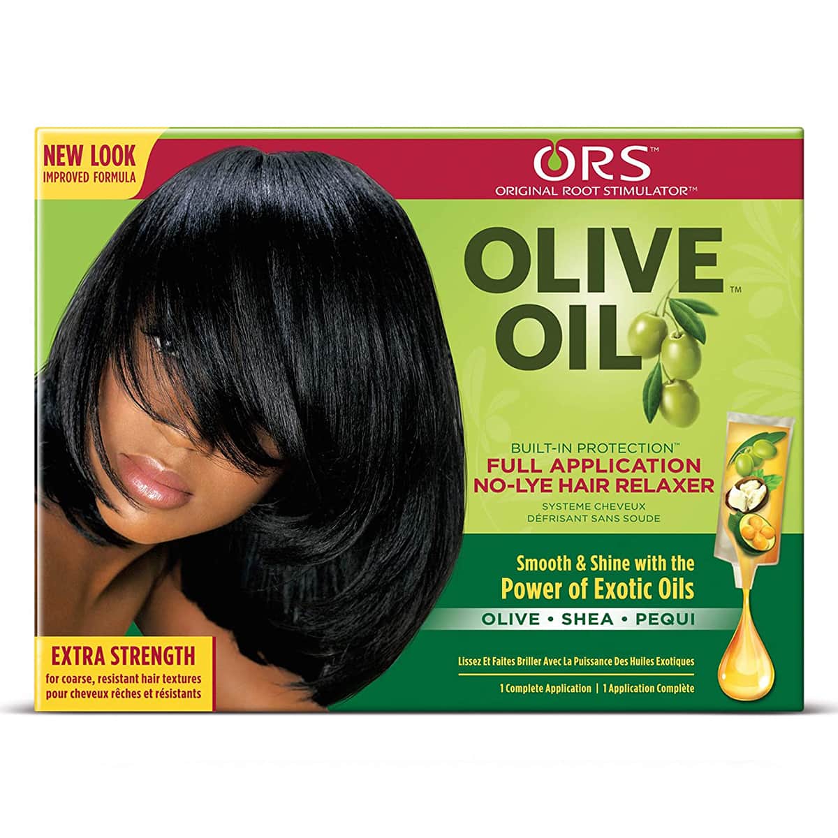 Buy Organic Root Stimulator (ORS) Olive Oil No-lye Hair Relaxer System Kit (Extra Strength)