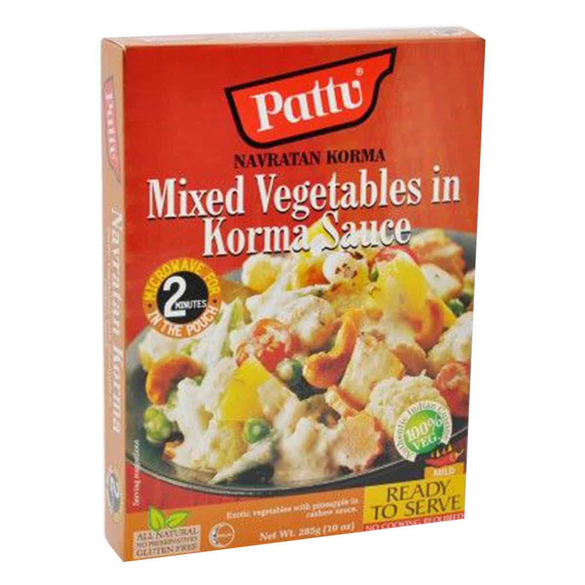 Buy Pattu Navratan Korma (Mixed Vegetables in Korma Sauce) Ready to Serve - 285 gm