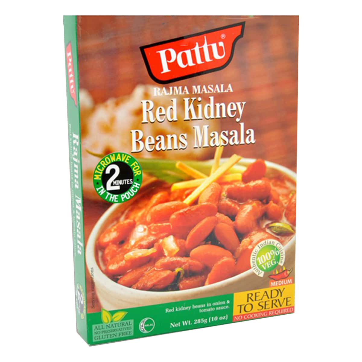 Buy Pattu Rajma Masala (Red Kidney Beans Masala) Ready to Serve - 285 gm