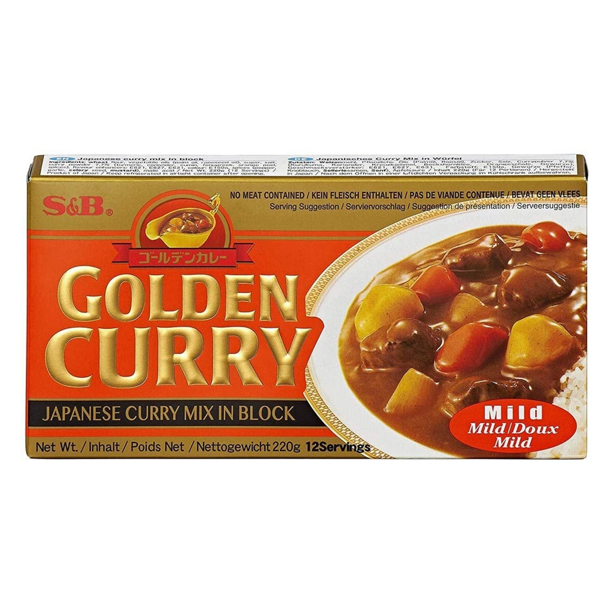 Buy S and B Golden Curry Sauce Mix (Mild) - 220 gm