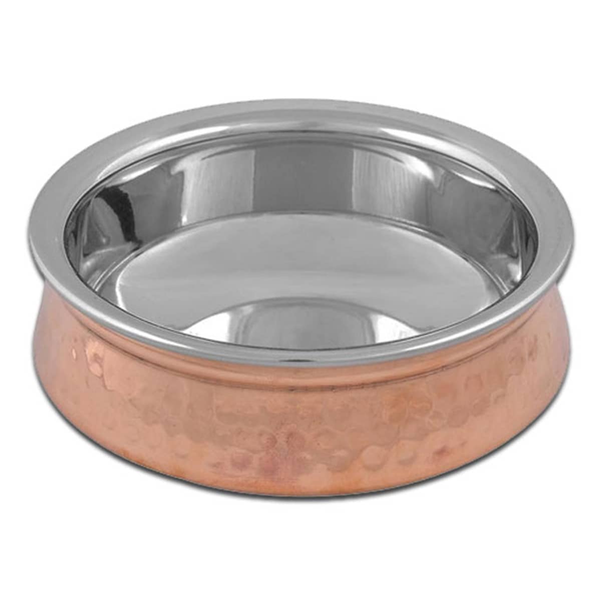 Buy IAG Products Copper and Steel Serving Dish (Handi) - 410 gm