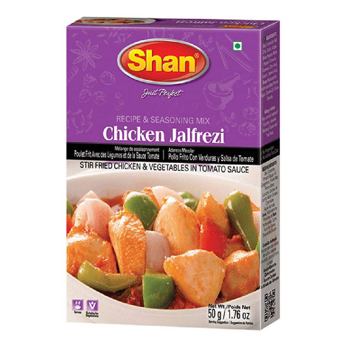 Buy Shan Chicken Jalfrezi Mix - 50 gm