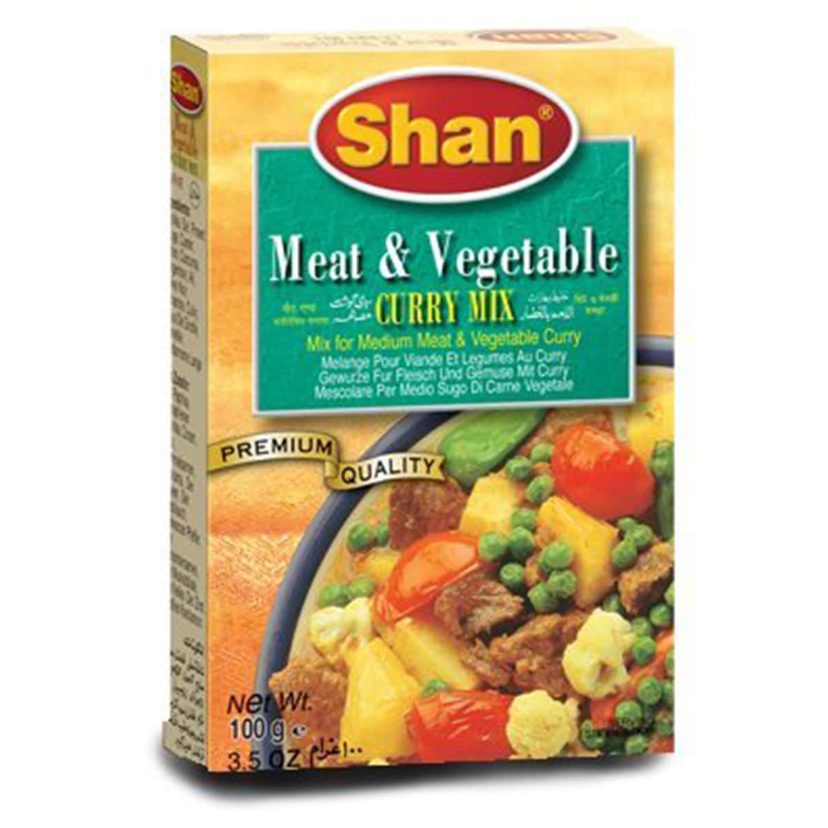 Buy Shan Meat and Vegetable Curry Mix - 100 gm