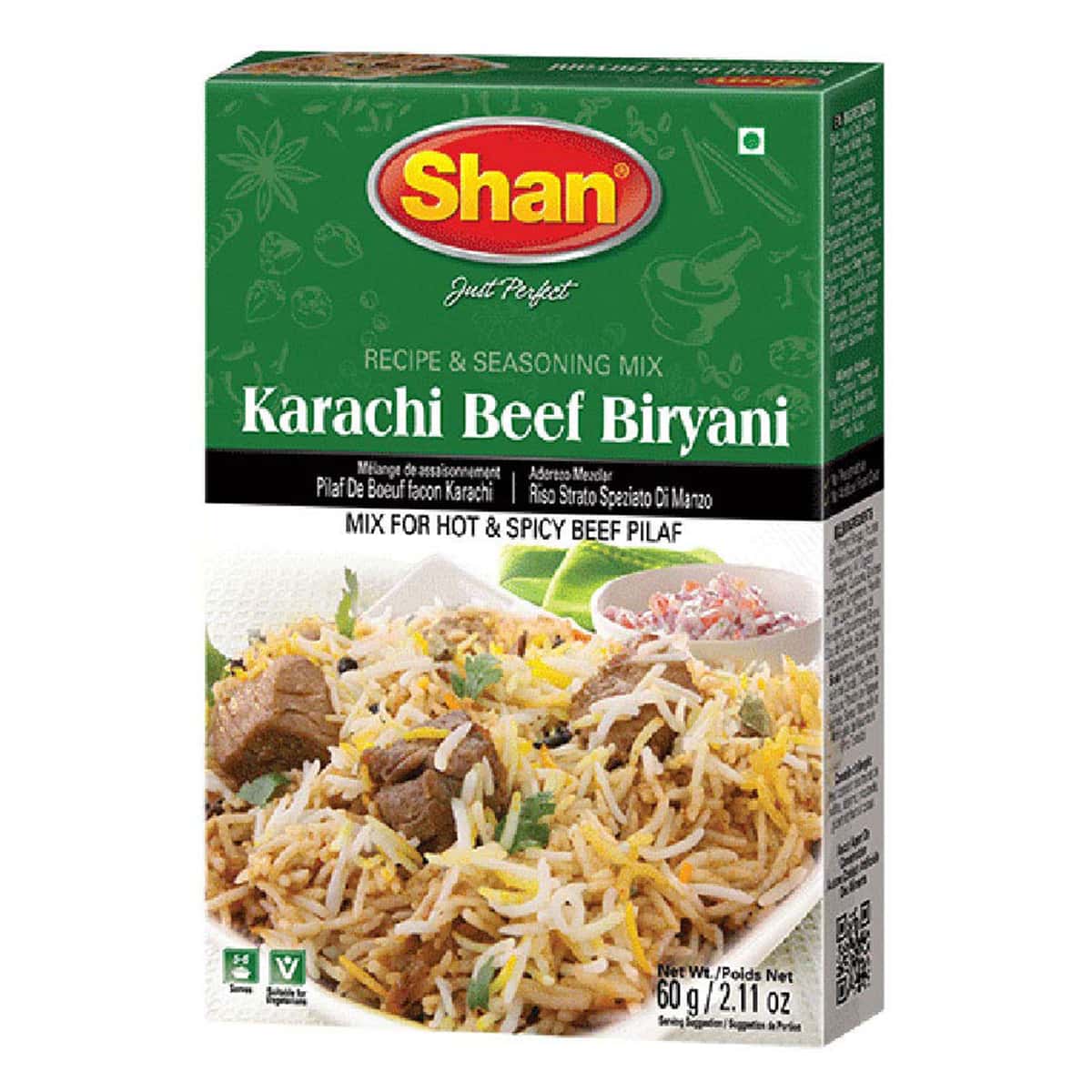 Buy Shan Spice Mix for Karachi Beef Biryani - 60 gm