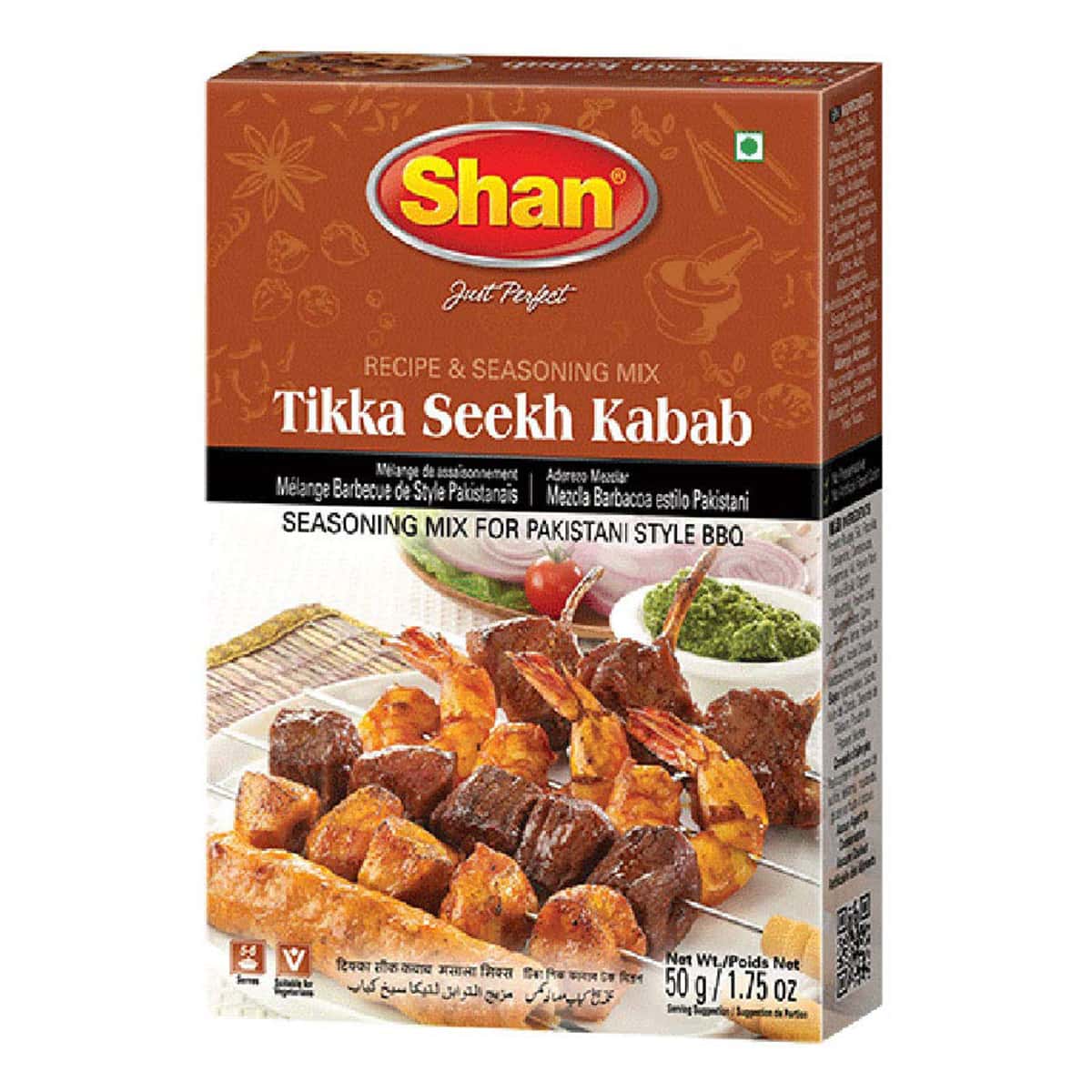 Buy Shan Tikka Seekh Kabab Bbq Mix - 50 gm