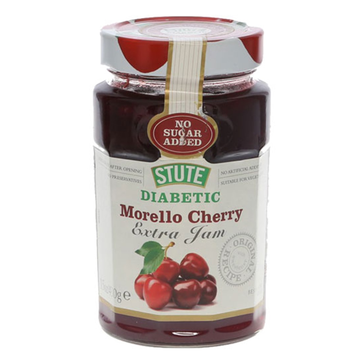 Buy Stute Diabetic Morello Cherry Extra Jam (No Sugar Added) - 430 gm