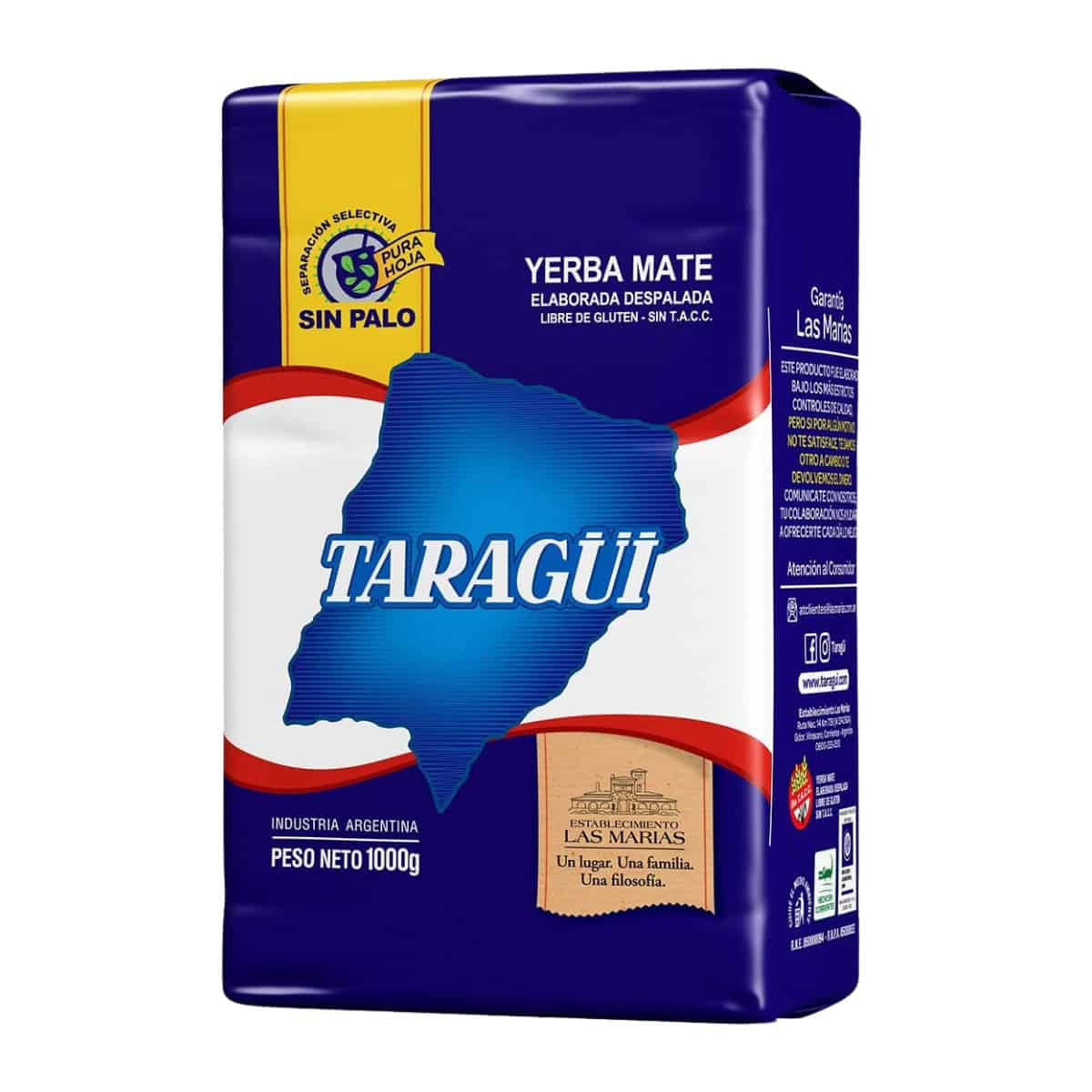 Buy Taragui Yerba Mate Tea (Sin Palo) - 1 kg