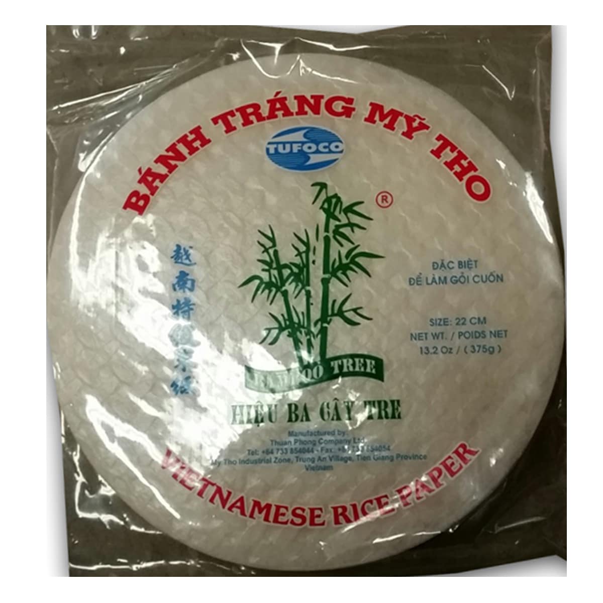 Buy Tufoco Vietanmese Rice Paper 22cm - 375 gm