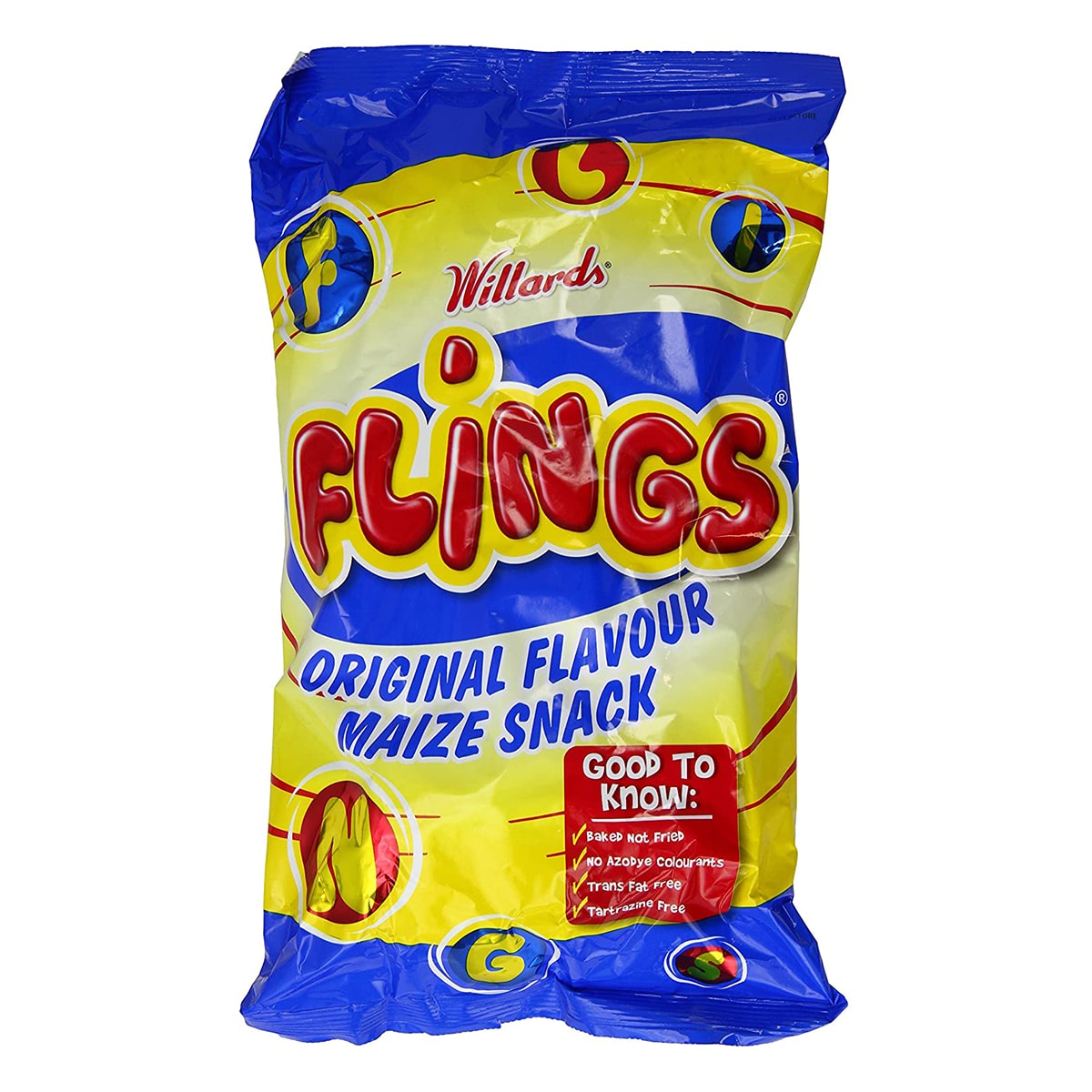 Buy Willards Flings Original Flavour Maize Snack - 150 gm